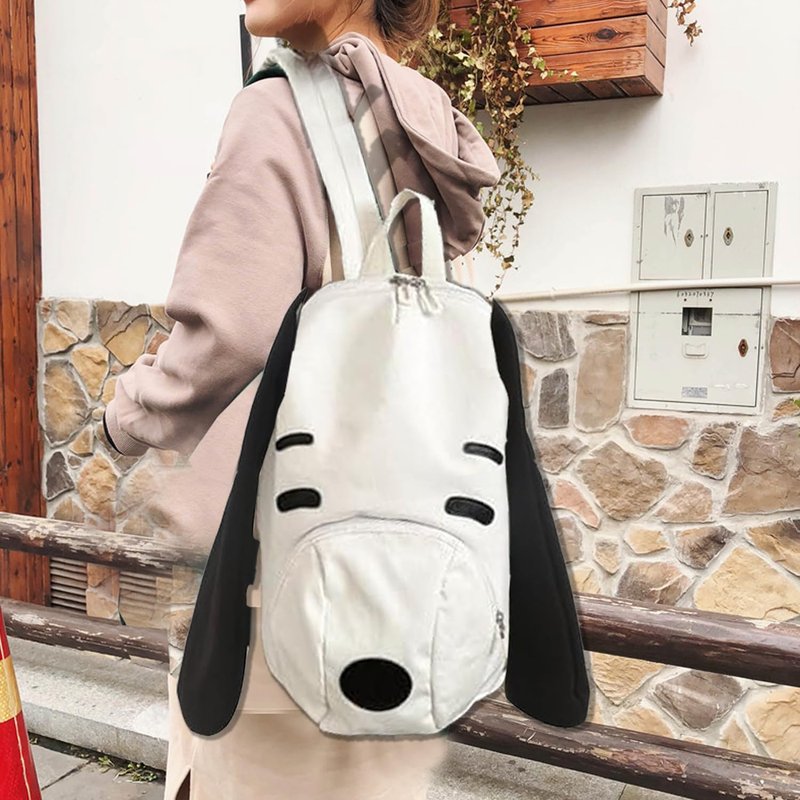 SANXIULY Aesthetic cartoon backpack for women,Cute Funny Dog Backpack anyone