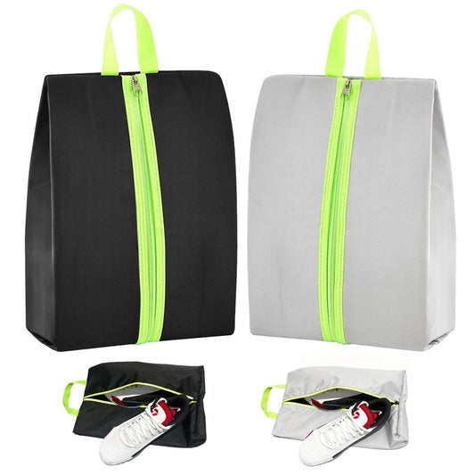 2 PCS Smell Proof Shoe Cleat Bags for Travel, Water-Resistant Odor Absorbing Cleat Shoe Organizer with Zipper for Soccer, Golf, Gym, Tennis, Baseball, Running（16.1 x 9.1 x 4.7 inches）