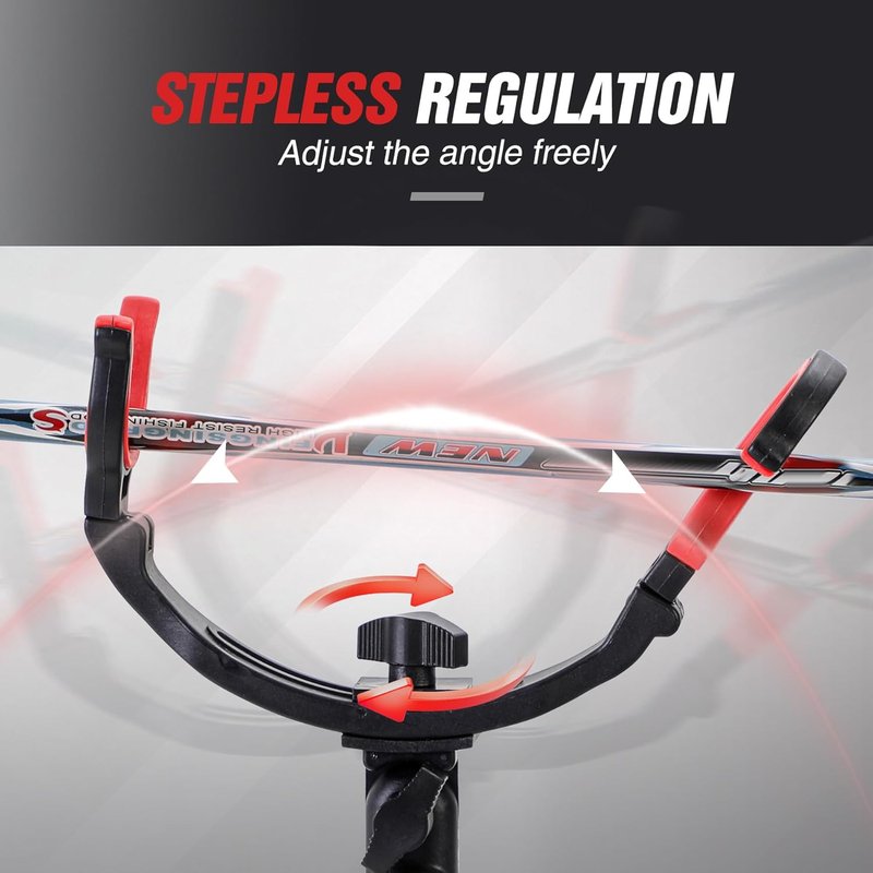 360° Adjustable Fishing Rod Holders - Non-Slip Silicone for Chair & Ground Mount | 1/2/4 Pack Options