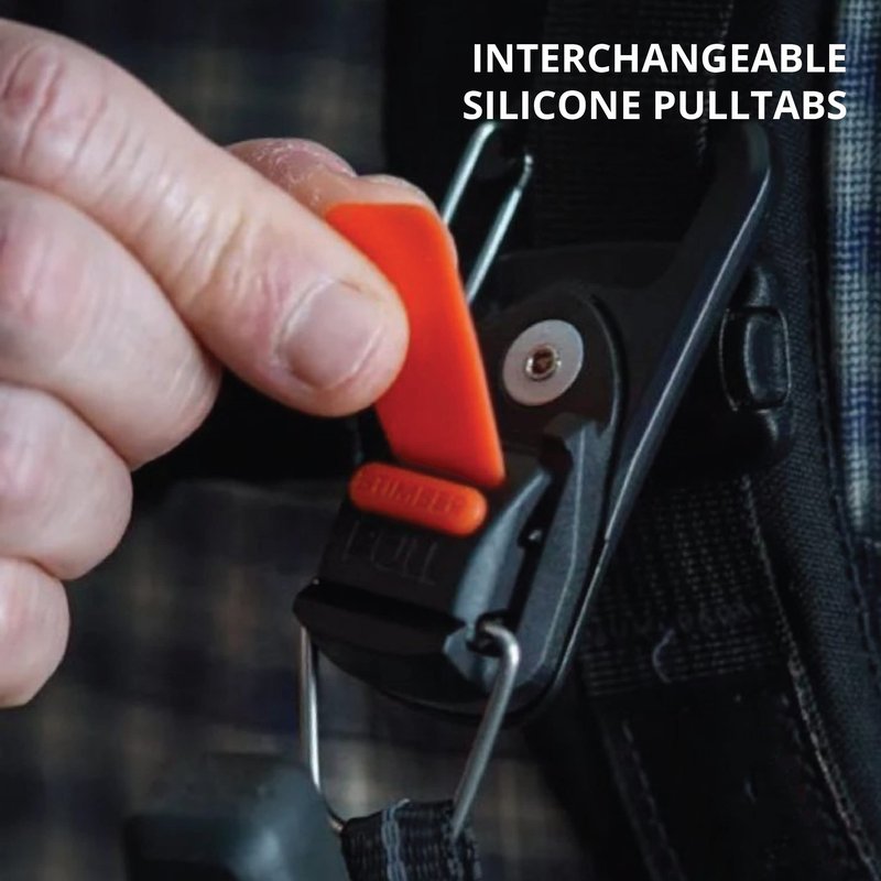 8TIMBER Terra Clip Magnetic Quick Release Keychain - Effortless Carabiner Alternative for Stylish Key Management Anywhere with Quick and Easy Magnetic Tab, Carabiner and Magnetic Clip in One