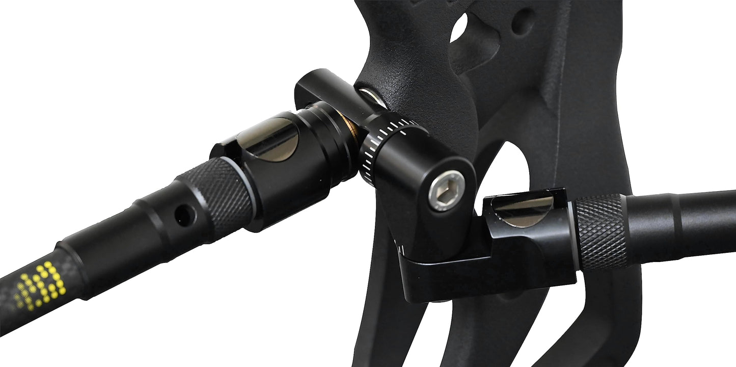 Perogen High-Performance Adjustable Single-Sided Bipolar V-bar Composite Bow stabilizer - Precision Designed for Hunting Archery Bow stabilizer