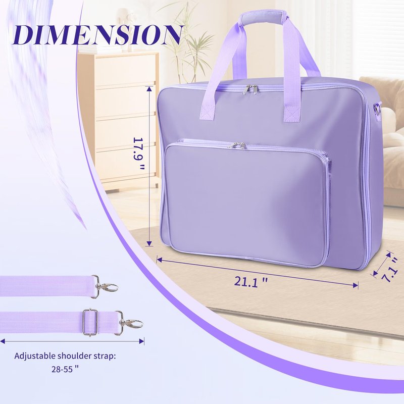 LOTCAIN Storage Bag for Pilates Board Pilates Board Organizer Portable Shoulder Gym Bag for Outdoor Exercise Home Storage