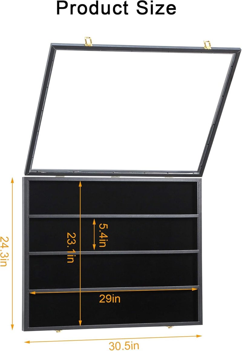 Sports Card Display Frame - 3 Pack Lockable Acrylic Holder for Baseball, Basketball & Football Cards | UV Protection