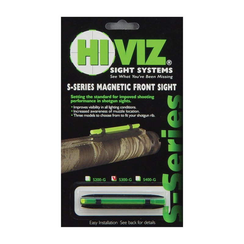 Hi-Viz Narrow Magnetic Shotgun Sight - Green