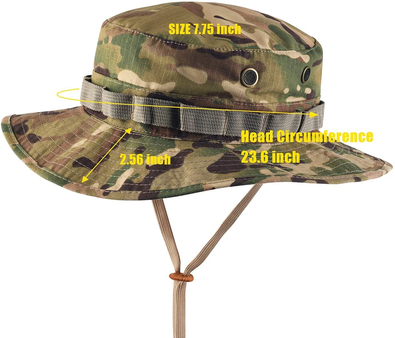 GLORYFIRE Military Tactical Boonie Hats for Men Women Hunting Fishing Outdoor Camo