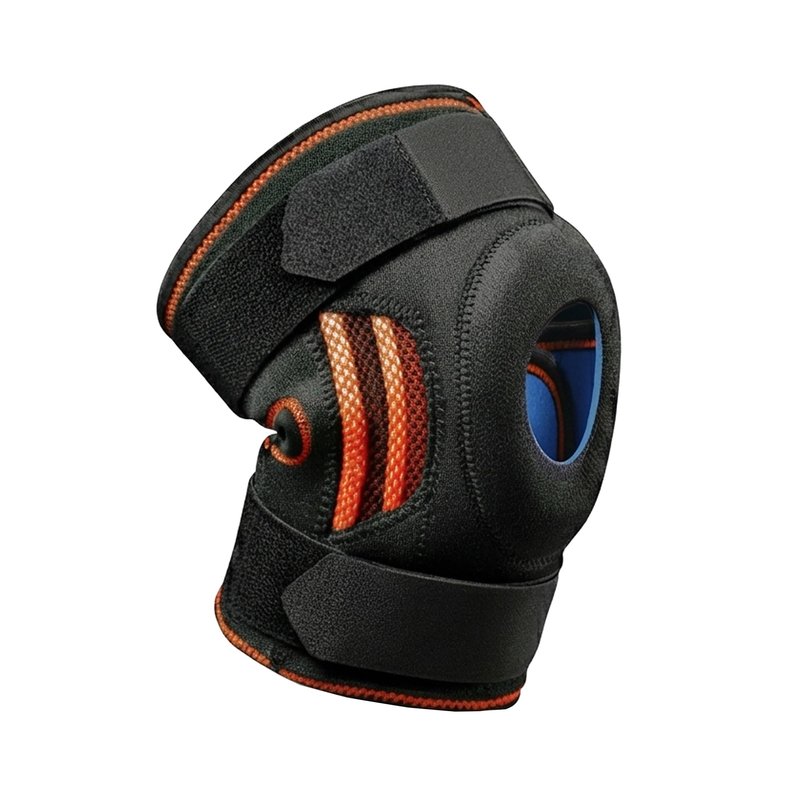 Knee Brace with Side Stabilizers & Patella Gel Pads for Men and Women, Maximum Compression Knee Support for Running, Workout, Sports, Breathable Non-Slip Knee Sleeve for Knee, Knee Support (Large)