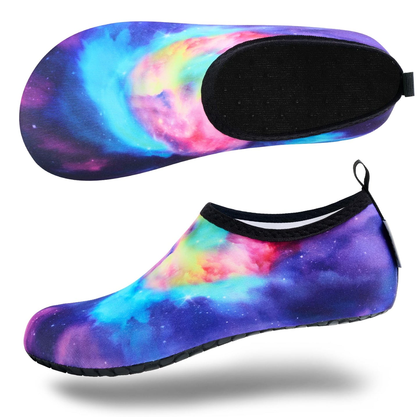 VIFUUR Water Sports Unisex Shoes Colorful Aurora - 12.5-13 W US/ 11-11.5 M US (44-45)