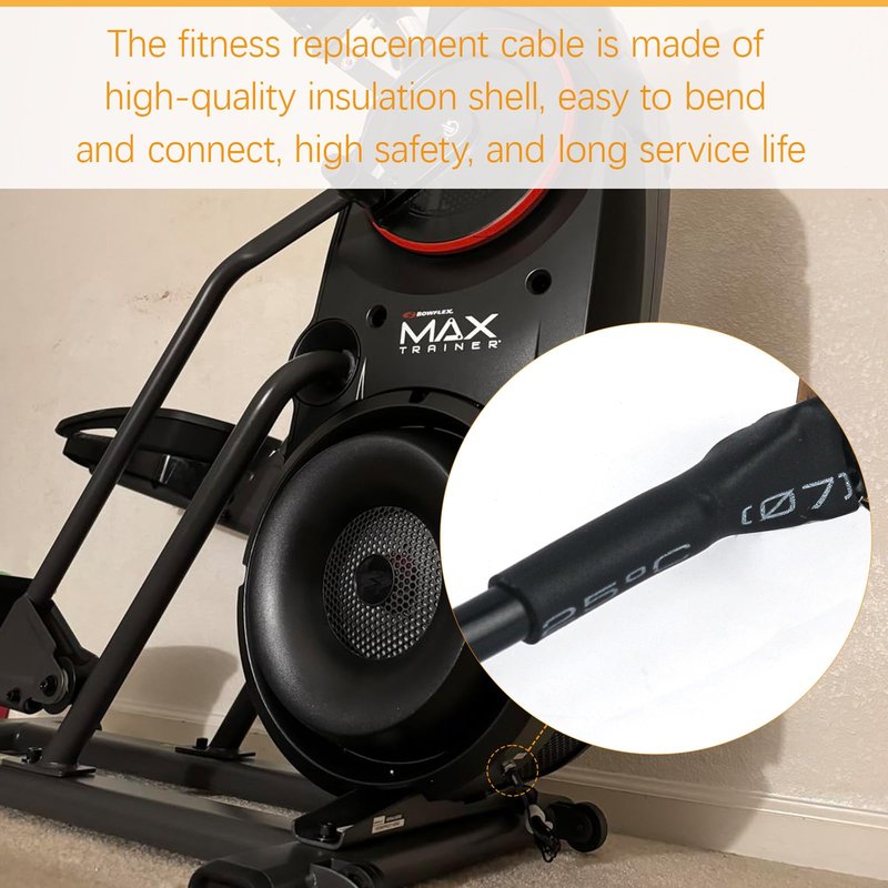 AQDD Elliptical Input Cable for Bowflex Max Trainer M5 M3 M6 M7 M8 Replacement Power Cord Plug