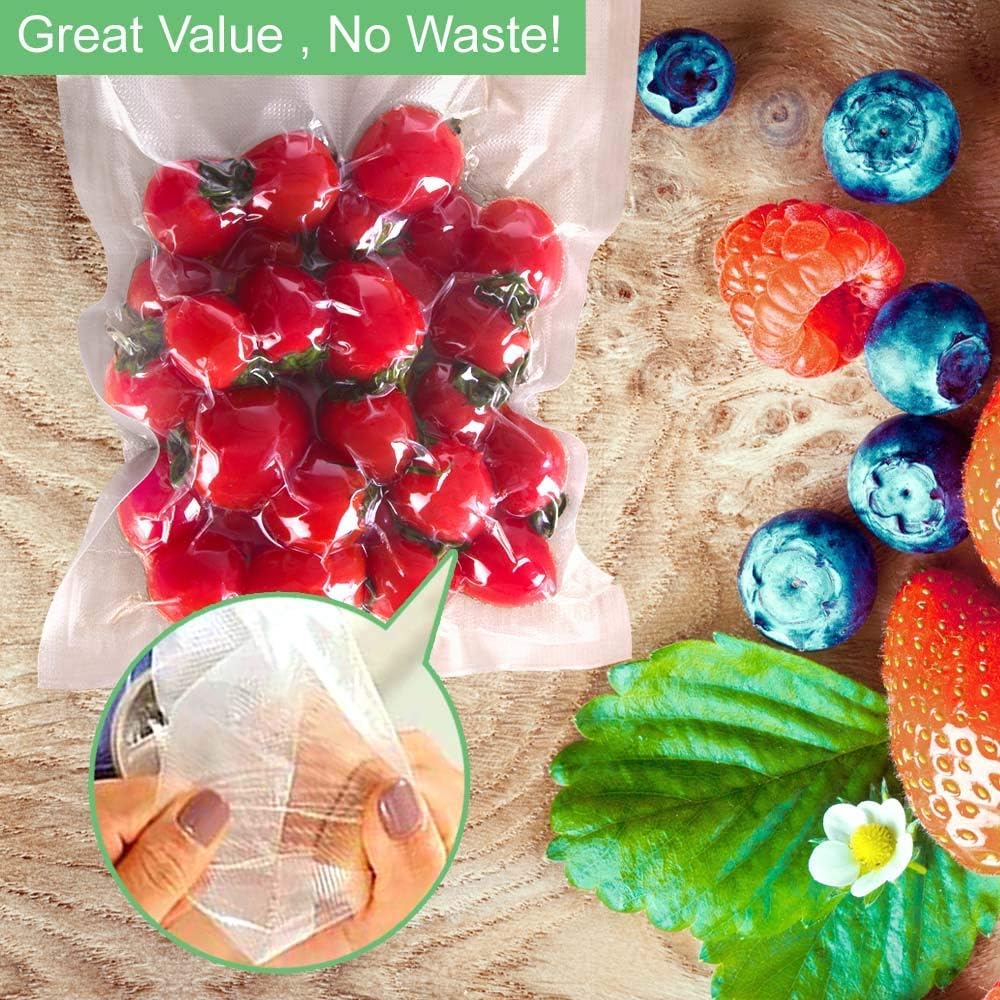 O2frepak Vacuum Sealer Bags - 100 Quart 10" x 13" BPA-Free Pre-Cut Bags for Sous Vide & Food Storage