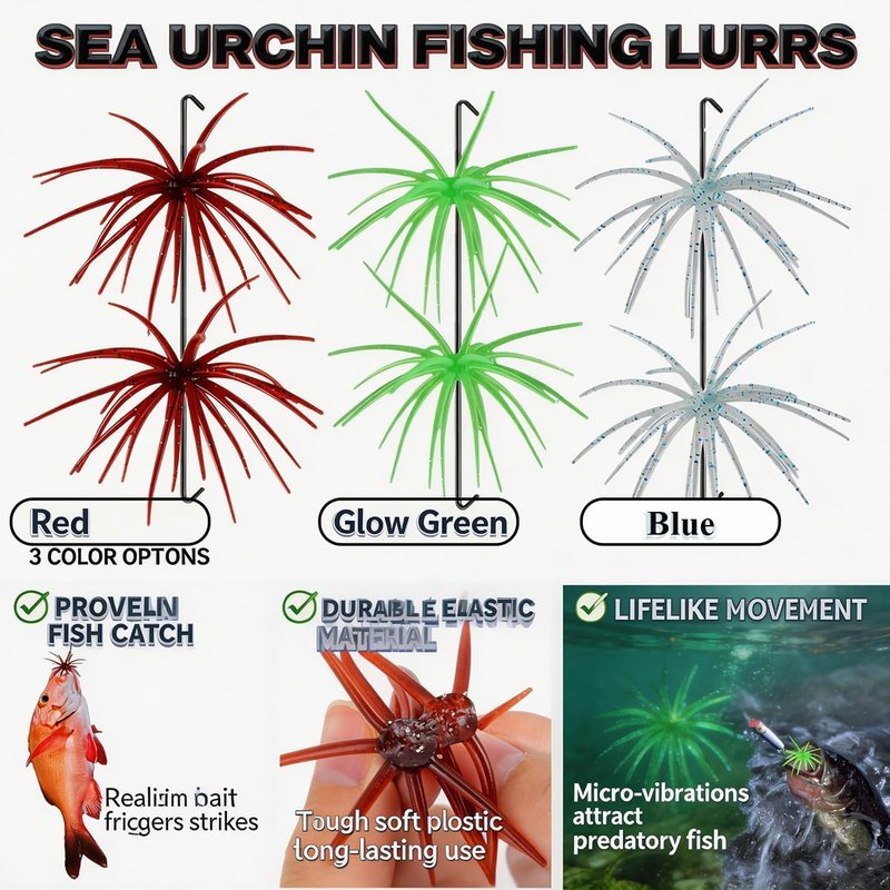 Soft Plastic Octopus Baits - 6PCS Japanese Finesse Worms for Bass Fishing | Tentacle Creature Lure for Drop Shot & Wacky Rig