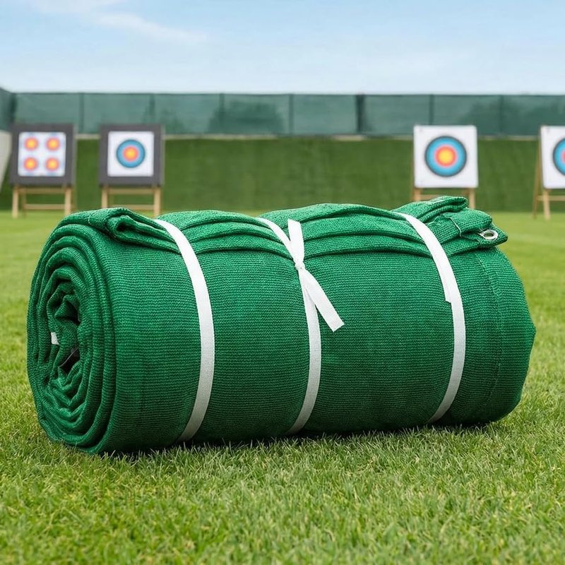 Archery Backstop Netting - Heavy Duty Reinforced Nets for Ultimate Protection | 5 Sizes Available in Green & White