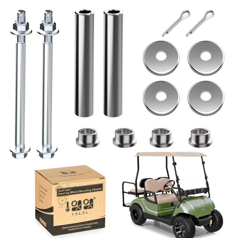 10L0L King Pin Spindle Knuckle Bushing Repair Kit for Yamaha G22-G29 & Drive 2 Golf Carts | OEM Replacement 90381-17067-00, 2NL-23448-00-00