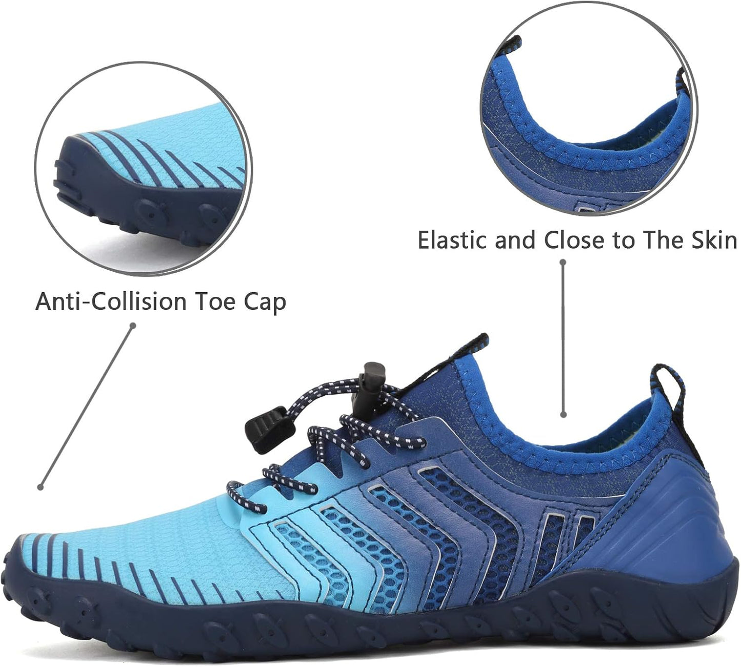 Water Shoes for Men & Women - Quick-Dry Barefoot Aqua Socks for Beach, Surf & Yoga | Lightweight & Comfortable