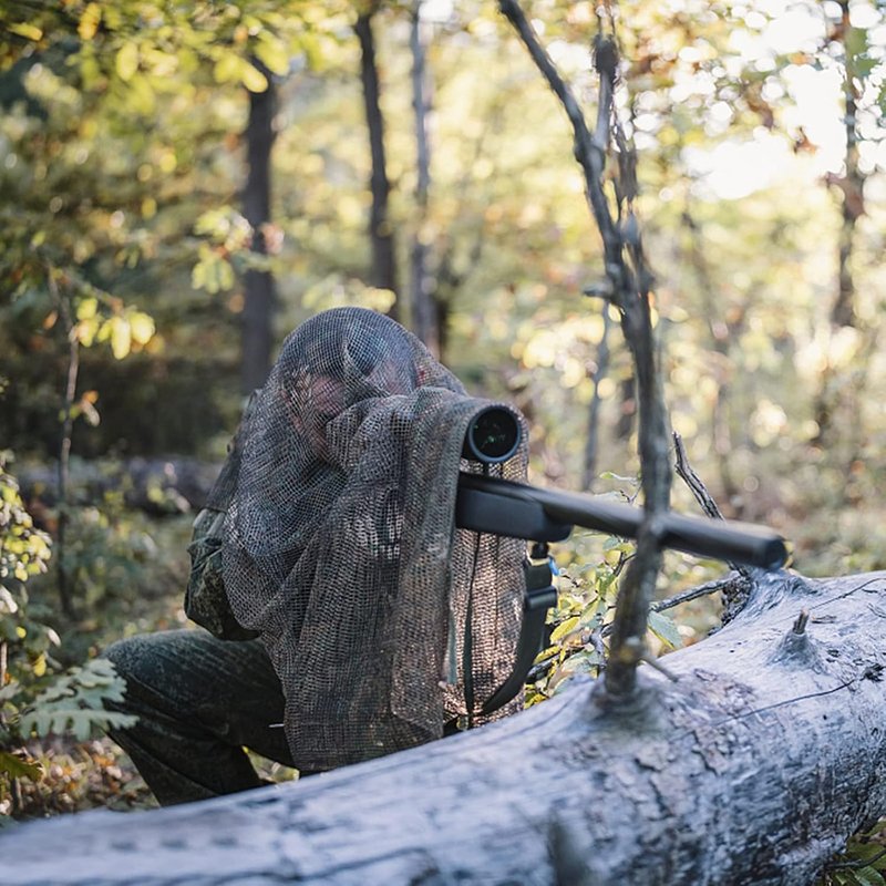Tactical Scarf - Double-Sided Camo Mesh Sniper Veil for Military Use | Versatile Body Covering