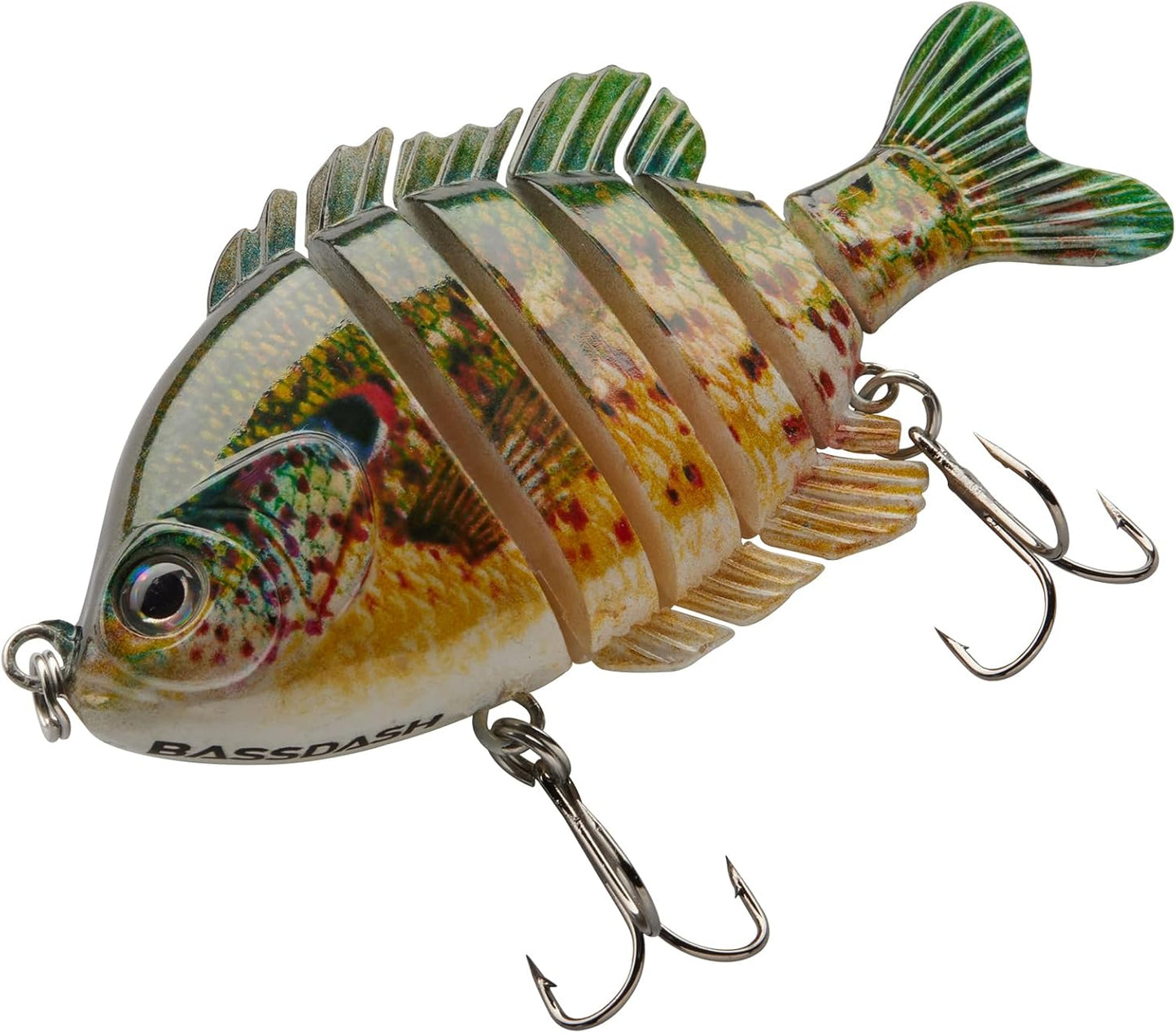 SwimPanfish Multi Jointed Bluegill Swimbaits - Hard Topwater Bass Fishing Lures | 3.5in/0.85oz