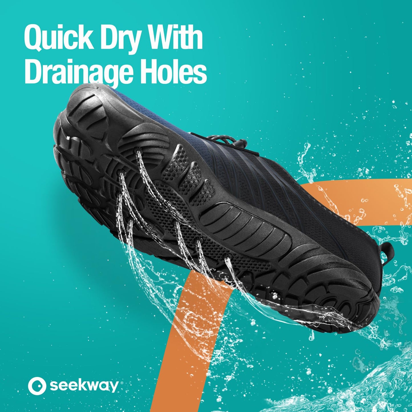 SEEKWAY Water Shoes for Women Adult Quick-Dry Aqua Sock Barefoot Men for Beach Swim River Pool Lake Hiking Kayaking Surfing