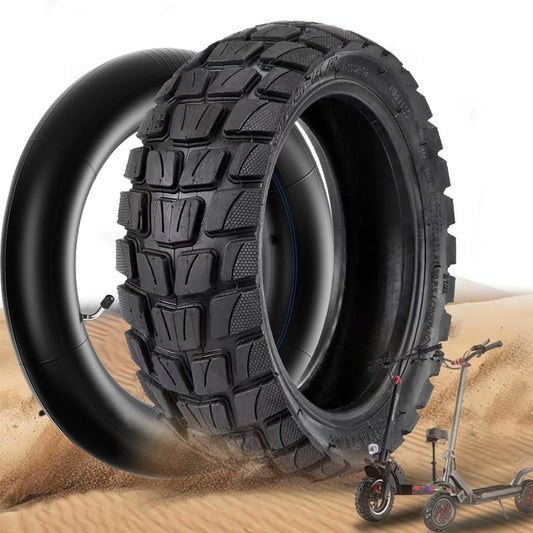 GLDYTIMES 10x2.75-6.5 10 Inch Off-road Rubber Outer Tire with Inner Tube for Speedway 5 Dualtron 3 Hover-1 Alpha JOYOR S Hiboy Titan PRO Electric Scooter Explosion-Proof Shockproof Super-Grip