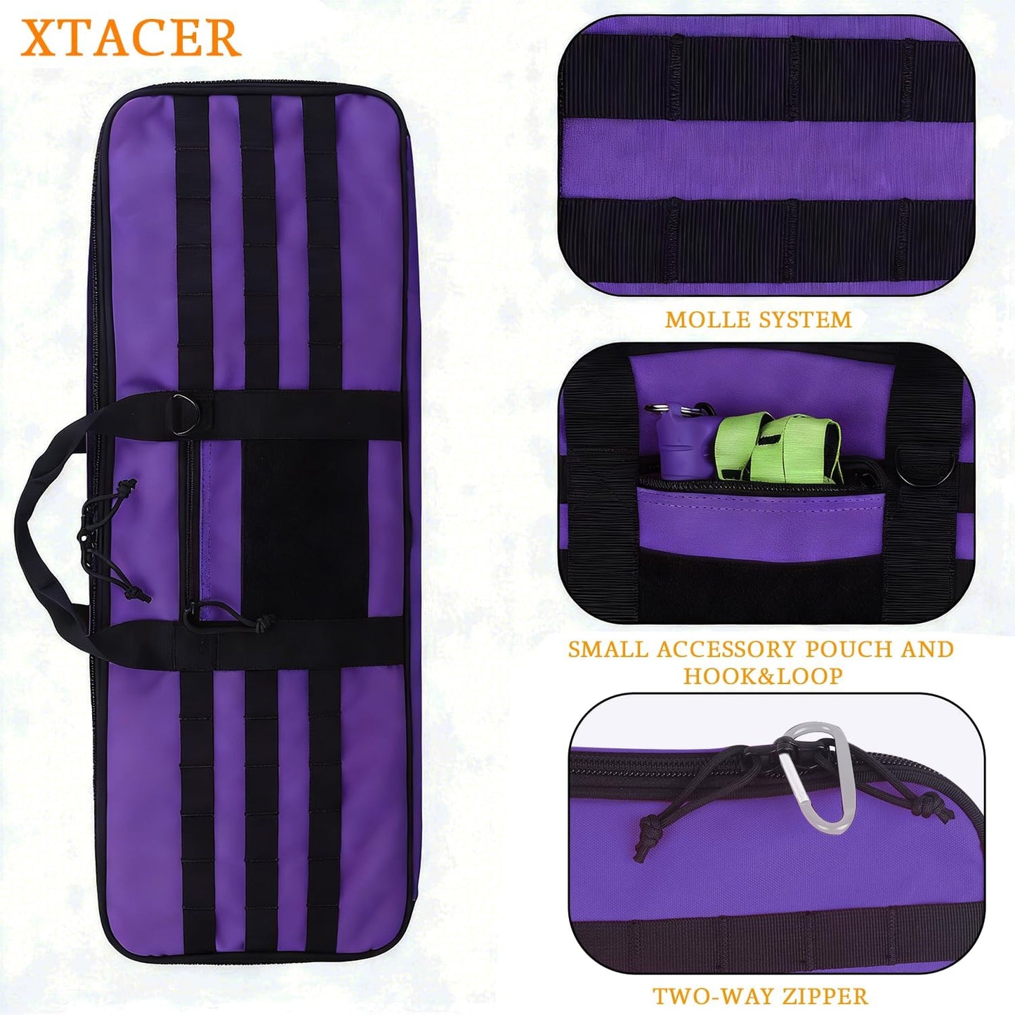 Tactical Bow Case - MOLLE Recurve Takedown Fully Padded Design for Ultimate Protection