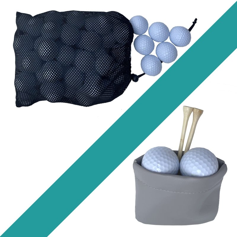 CORECISE Golf Balls Pouch, Drawstring Mesh Bag