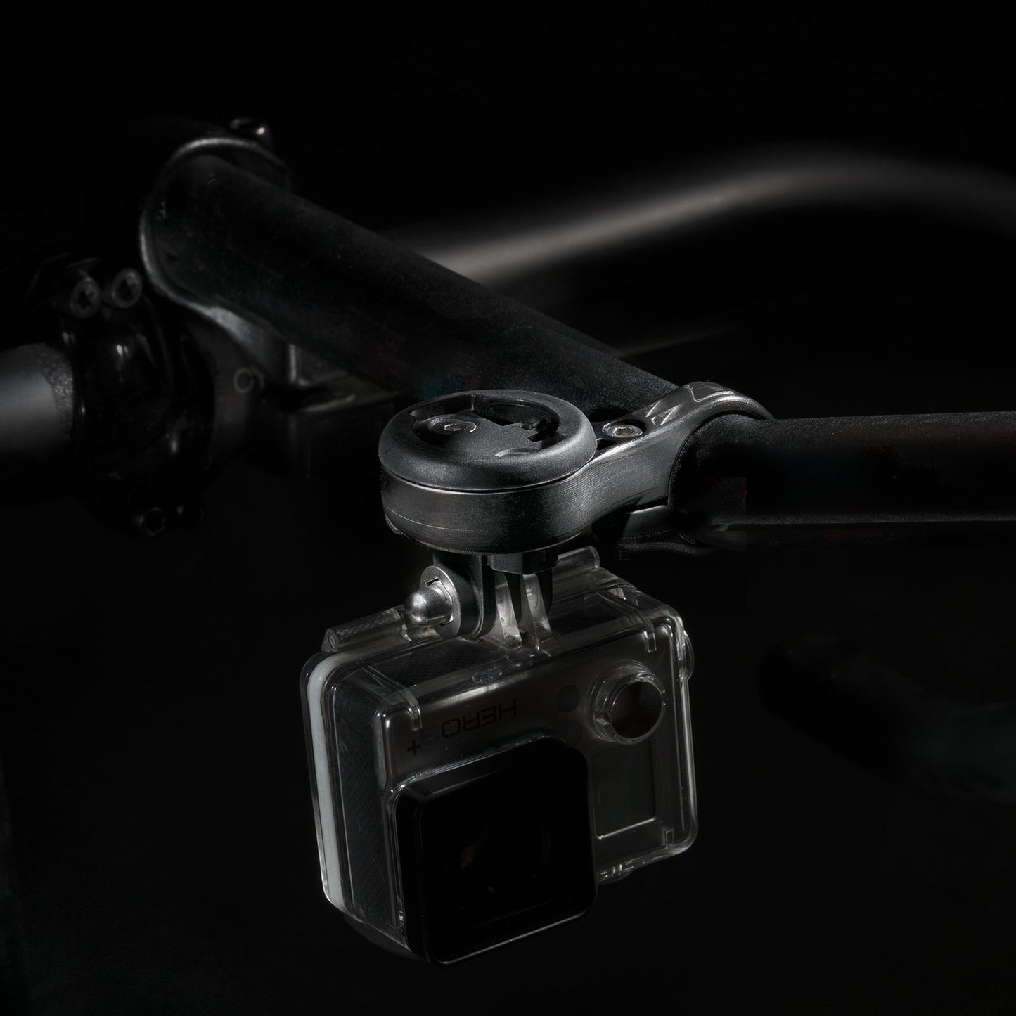 Bar Fly 4 TT Bicycle Accessory Mount, Black, for TT/Tri Bars - Garmin, Wahoo, Polar, Bryton, Cateye, Mio, Joule
