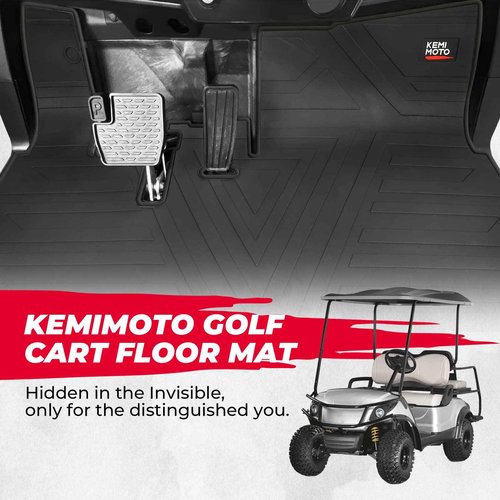 KEMIMOTO Golf Cart Floor Mat Full Coverage Compatible with Drive2 Models Only 2017-2022 UMAX Rally