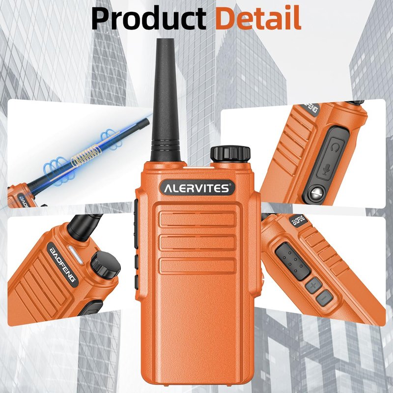 Walkie Talkies Long Range for Adults with Earpieces,Strong Encrypted Walky Talky Rechargeable UHF Handheld Two Way Radios with Noise Reduction,VOX and USB-C Charger for Camping Hiking Hotel,2Pack