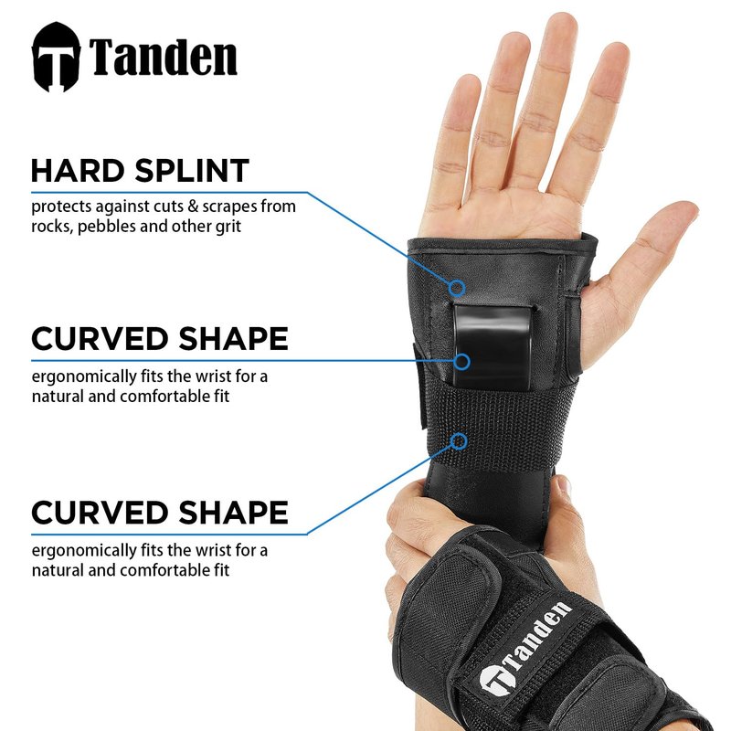 Tanden Wrist Guards for Skating Protective Gear Adult and Kids Wrist Guards for Roller Skating Snowboarding Ski Skateboard