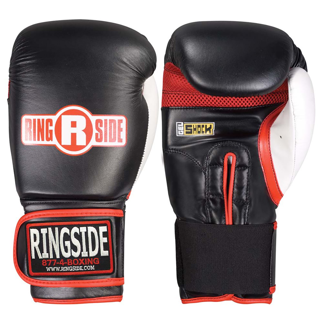 Ringside Gel Shock Boxing Super Bag Gloves, Blue, Large