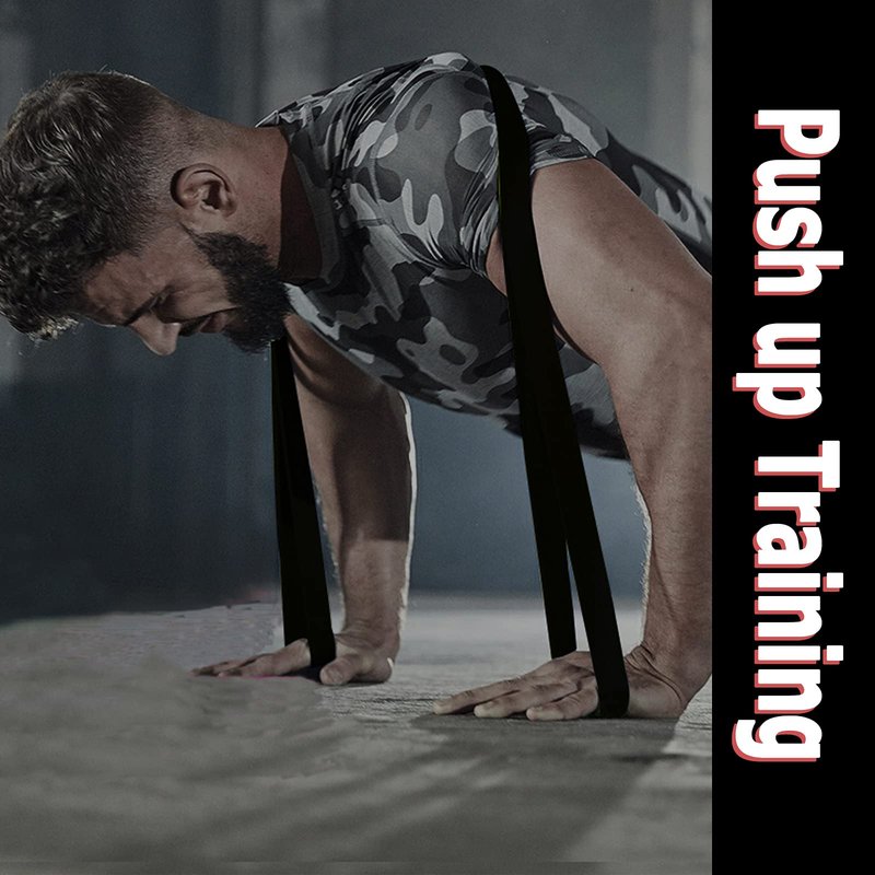 DASKING Natural Latex Resistance Bands Heavy Duty Workout Exercise Stretch Fitness Bands for Body Stretching, Pull Up Assist Band, Resistance Training (Style 3)