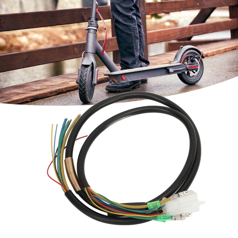 Yuecoom 10" Electric Scooter Motor Wire, 2.5mm² 1200w Universal High Sensitivity Motor Wire, Scooter Motor Line Accessories for Scooter Motor Cable Parts
