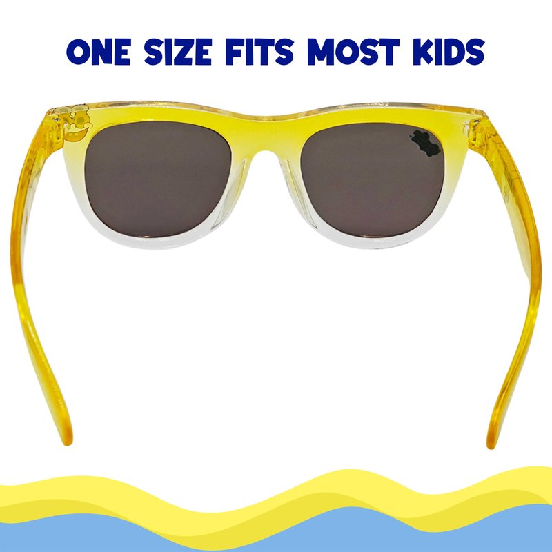 ARKAID Official Spongebob Squarepants Sunglasses for Kids | Classic Yellow Tinted Shades | UV 400 | One Size Fits Most Kids