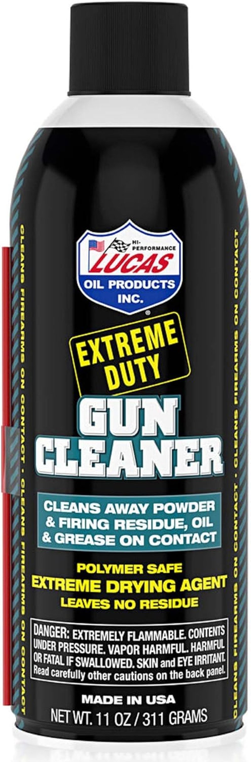 Lucas Oil Extreme Duty Gun Cleaner - Powerful 11 Ounce Formula for Firearms Maintenance