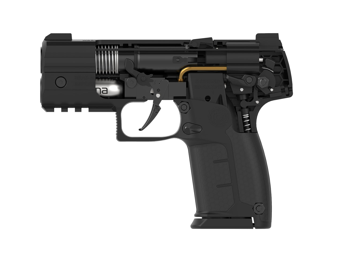 Byrna SD [Self Defense] Kinetic Launcher Ultimate Bundle - Non Lethal Kinetic Projectile Launcher, Home & Personal Defense | Proudly Assembled in The USA