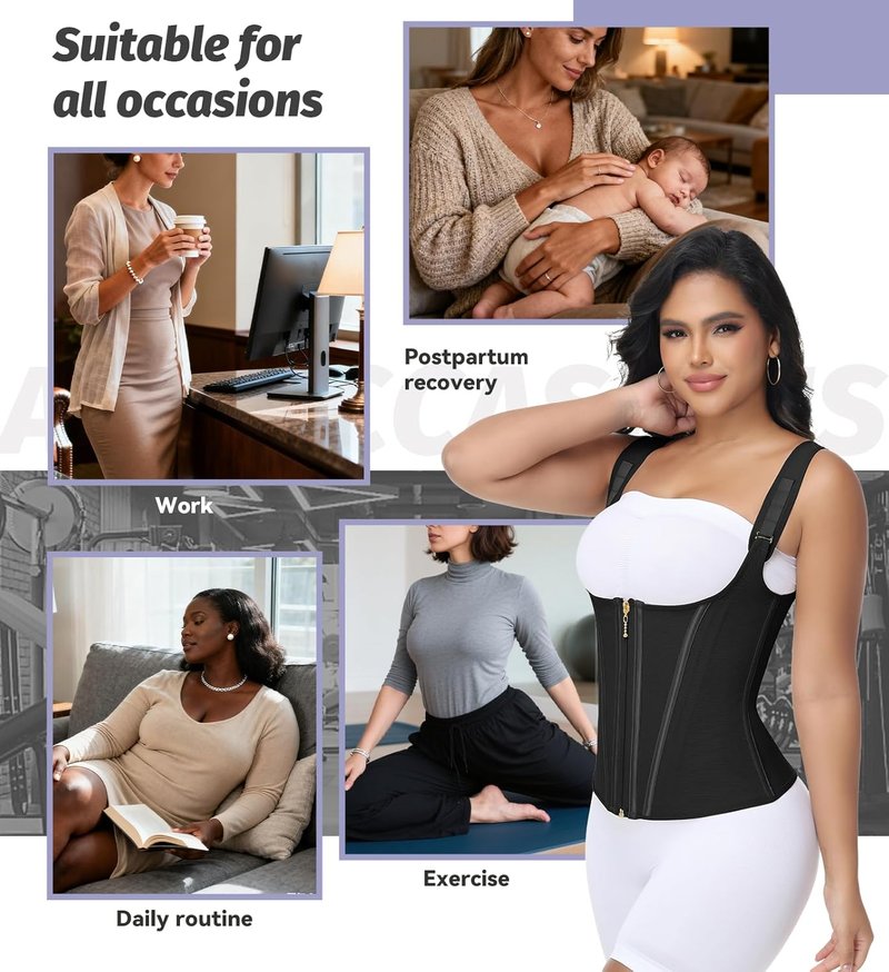 Waist Trainer for Women - Tummy Control Gym Cincher Trimmer Belt with Adjustable Strap | Comfortable Fit