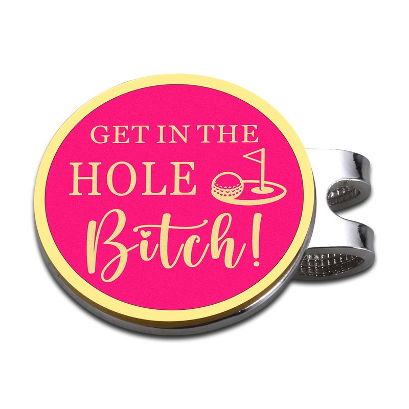 Funny Golf Women's Ball Marker Hat Clip, Womens Funny Golf Accessories, Funny Golf Ball Marker, Golf Party Accessories, Christmas Stocking Stuffer Gifts for Girlfriend, Valentines Day Gifts for Women