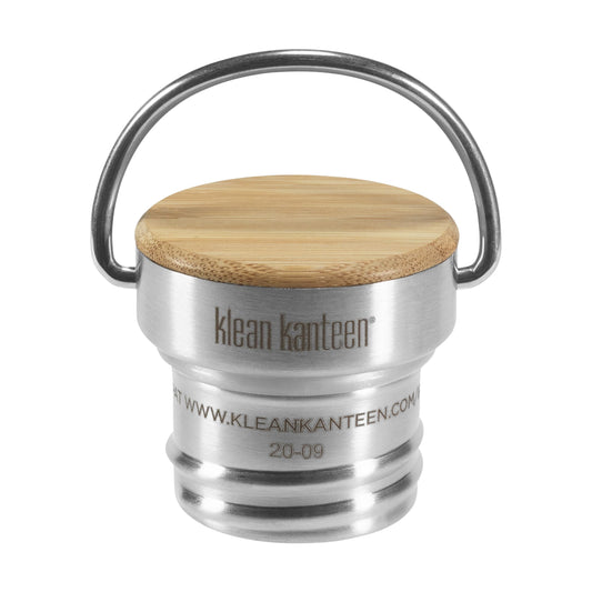 Klean Kanteen Bamboo Cap - Brushed Stainless