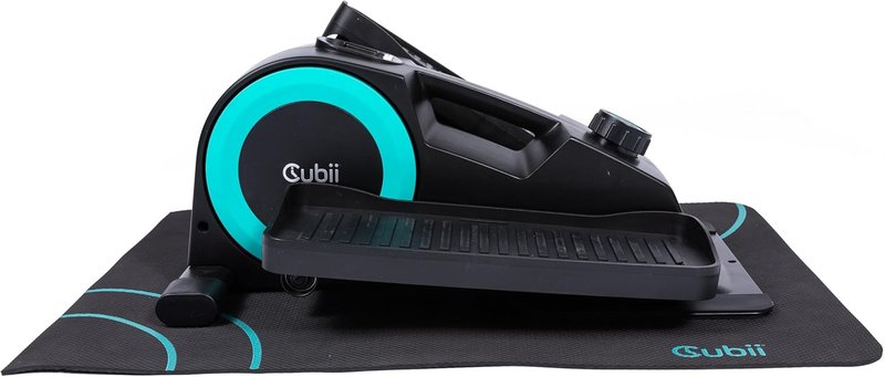 Floor Mat for Cubii - Durable Black Exercise Mat for Home Gym