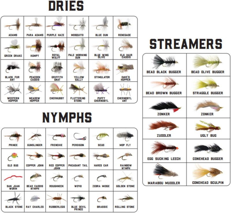 Smitty's Fly Box | Premium Trout Flies Assortment - Dry Flies, Nymphs & Streamers for Fishing
