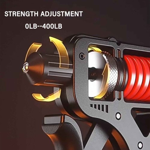 Captain Grip Strength Tester and Trainer Set – Electronic Hand Dynamometer (400lbs/180kg) & Adjustable Resistance Grip，Electronic Counting Grip