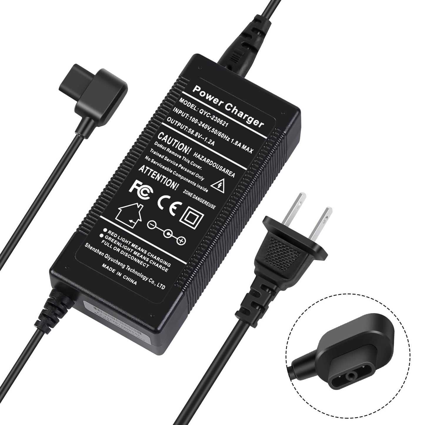 Segway 70W Charger for Ninebot S Plus/Mini Plus - 58.8V 1.2A