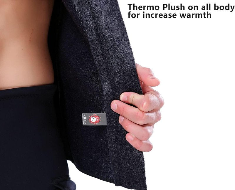 Men's 3mm Neoprene Wetsuit Vest - Premium Sleeveless Top for Surfing, Canoeing & Scuba Diving