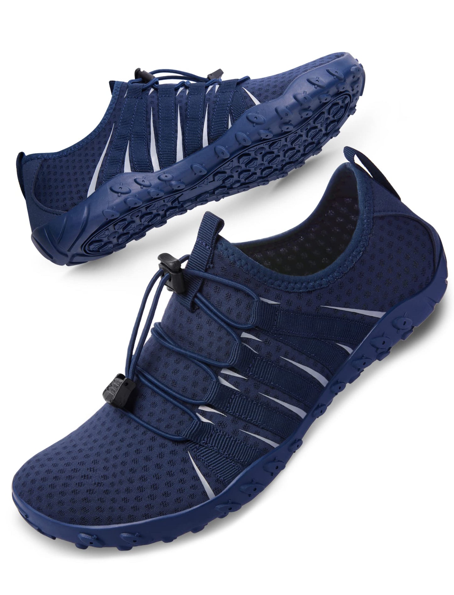 SEEKWAY Water Shoes Sports Quick-Dry Barefoot Aqua Beach Pool Lake Swim Boating Hiking Surfing Men Women 472-Blue SP001
