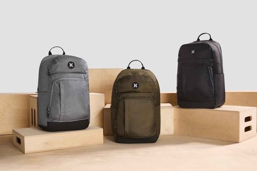 Hurley Mens Classic Backpack, True Red/Icon, One Size
