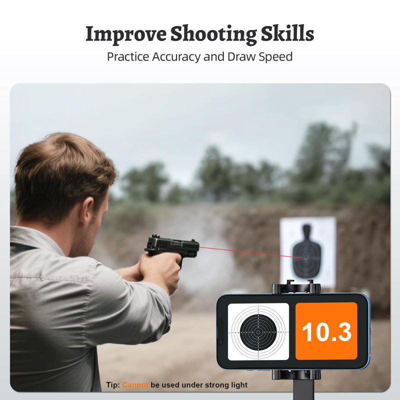 ROTSGNEE 9mm Laser Training Cartridge Dry Fire Training System for Dry Fire Practice and Shooting Training with 3 Set Batteries and Replaceable Back Cover