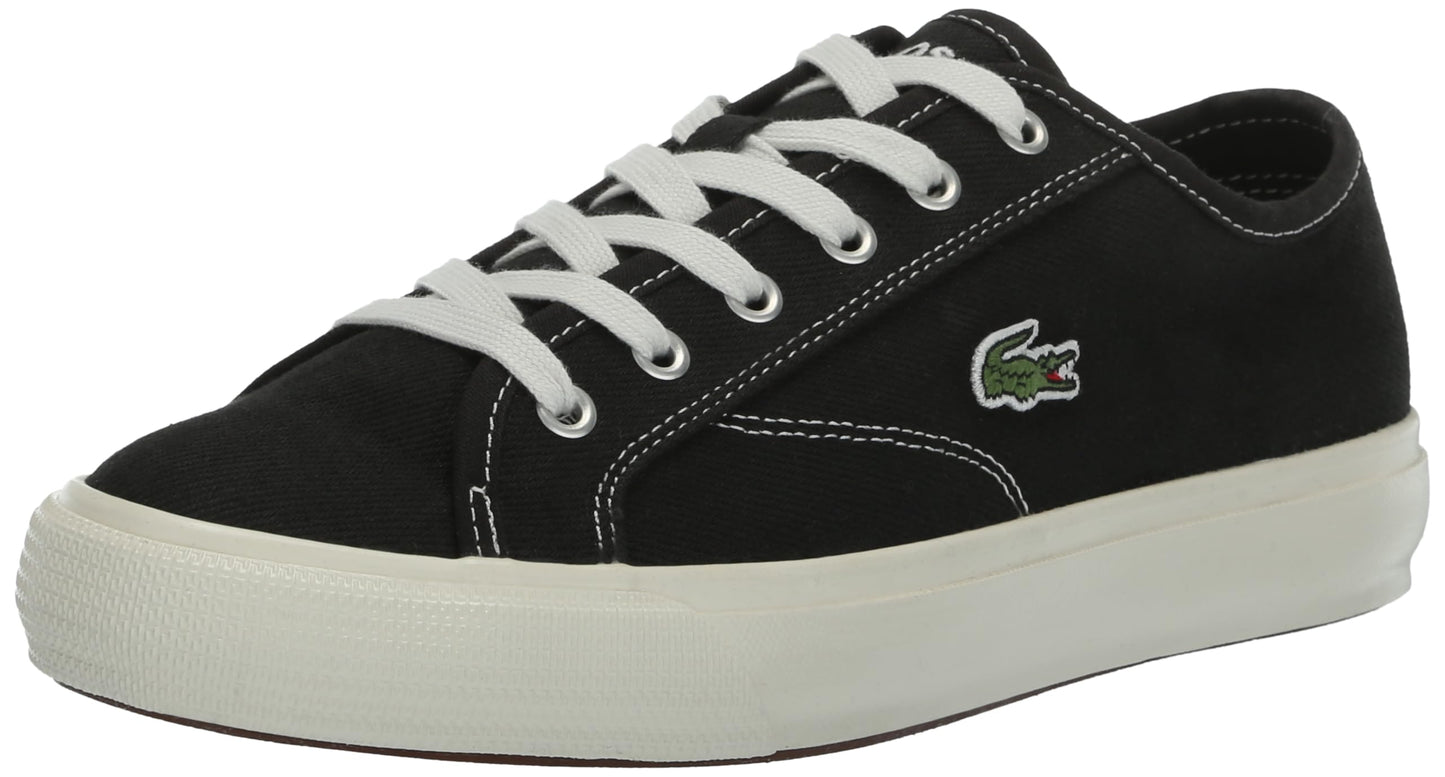 Lacoste Men's BACKCOURT Sneaker, BLK/Off WHT, 10.5