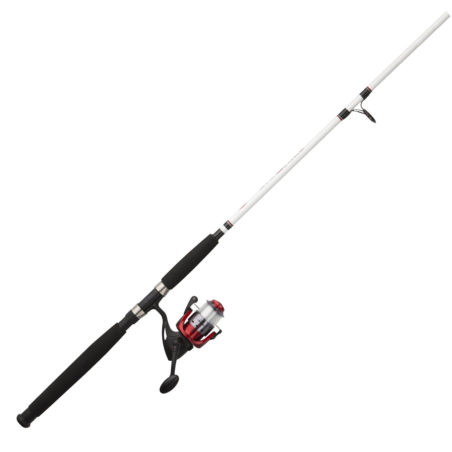 Berkley 8’ Big Game Spinning Fishing Rod and Reel Spinning Combo, 2 Ball Bearings with Lightweight Graphite Reel Body, 8’, 2-Piece Rod