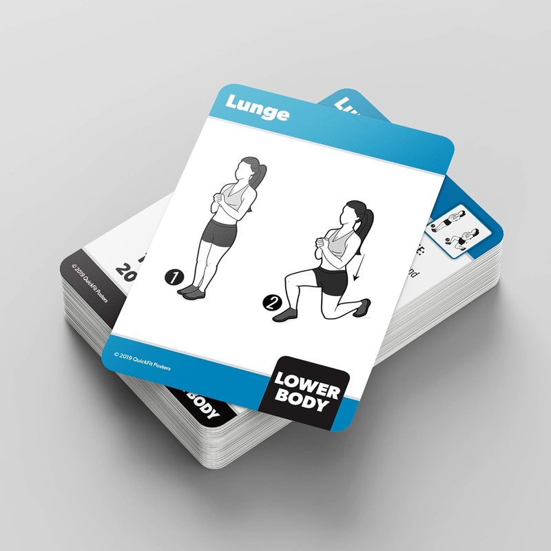 x 24" & Bodyweight Exercise Cards 2.5" x 3.5