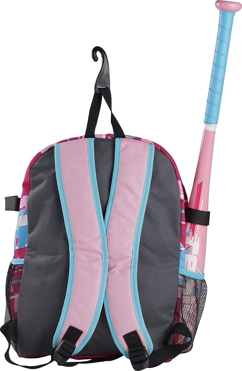 Rawlings T-Ball & Youth Baseball Backpack - Stylish Pink Equipment Bag for Kids