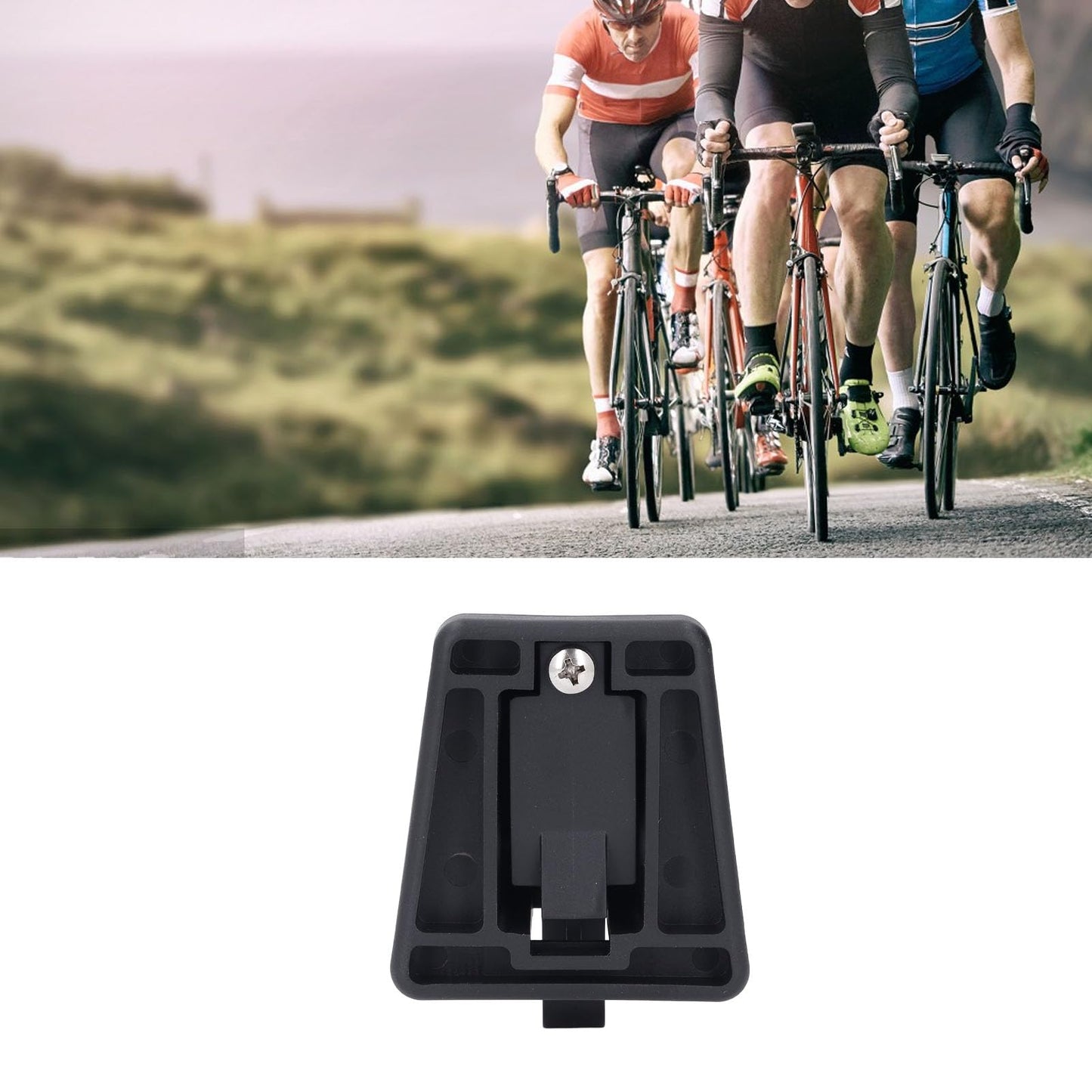 Bike Rack Adapter, Universal Folding Bike Carrier Block Front Mount Bracket for Commuters Cyclists Travelers Urban Commuting Long Distance Riding