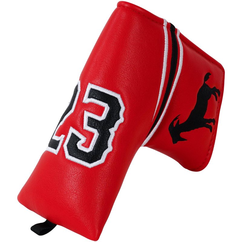 Premium Golf Club Covers No.23 Sports Style Driver Headcover Fairway Cover Hybrid Cover for Taylormade Callaway Ping, Golf Putter Covers Magnetic Closure (NO.23 Blade)